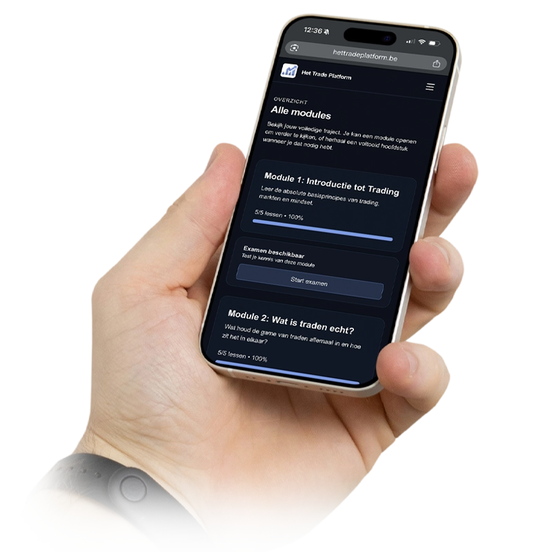Het Trade Platform op iPhone - Leer traden waar en wanneer je wilt